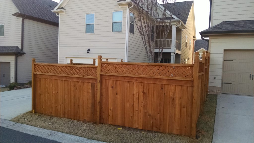 Stain-N-Seal Solution - Atlanta Fence Treatment And Repair Company. Specializing in fence painting, staining and cleaning of all types of wooden fences.